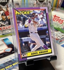 2025 Topps Series 1 Baseball Adael Amador 1990 35th Anniversary RC T90-83