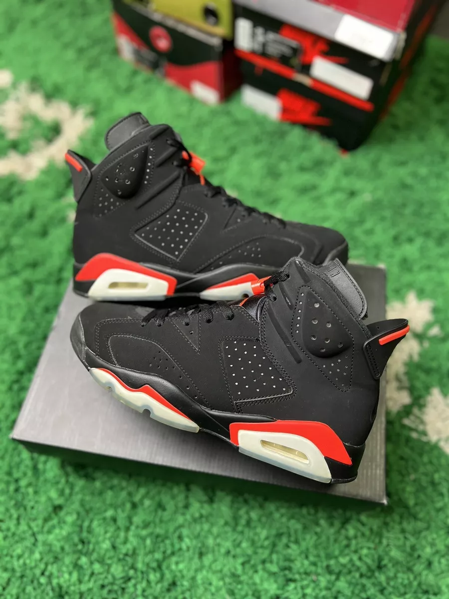 Nike Air Jordan 6 Retro Black Infrared 2019 size 8.5 384664-060 OG VI Bred