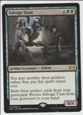 Salvage Titan Double Masters Magic The Gathering MTG rare Card
