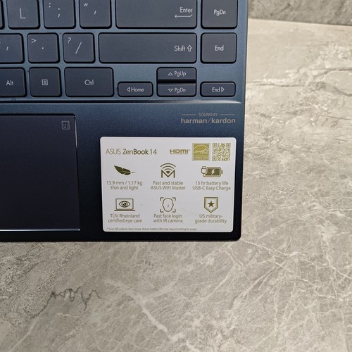 ASUS ZenBook 14 UX425E i7-1165G7 11th Gen 2.8GHz 16GB/512SSD 14" FHD Win 11 Pro - Picture 6 of 6
