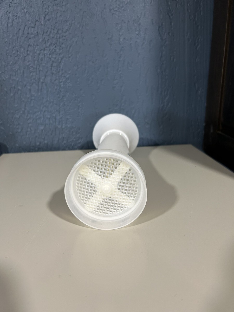 Tupperware 297 JIFI SIFT Powdered Sugar Sifter Jiffy White Vintage