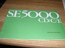 ROYAL SE 5000 CD/C/E  TYPEWRITER  OPERATING MANUAL- SEE PICTURES thumbnail