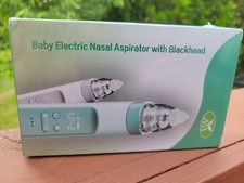 Baby Electric Nasal Aspirator with Blackhead 2 in 1, LCD, 3 Strengths, Music NEW