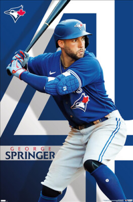 George Springer SUPERSTAR Toronto Blue Jays Official MLB 22x34