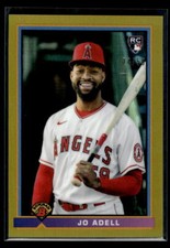 2021 Bowman #91B-JA Jo Adell 24/50 Rookie 1991 Bowman Gold Refractor Angels