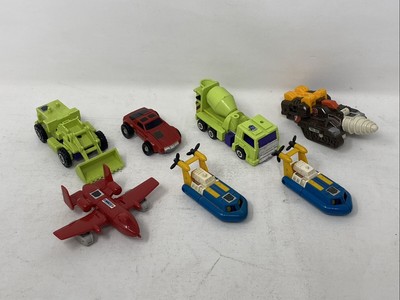 Vintage G1 Transformers Lot Of 7 Mini Bots Constructicons Seaspray X2 +++
