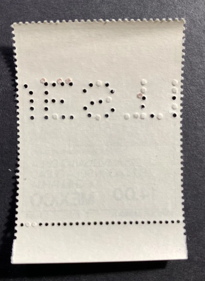 México MUESTRA "ESPECIMEN" SC #1365.  Chihuahua City 1984 275 aniversario, Foto 3 de 3