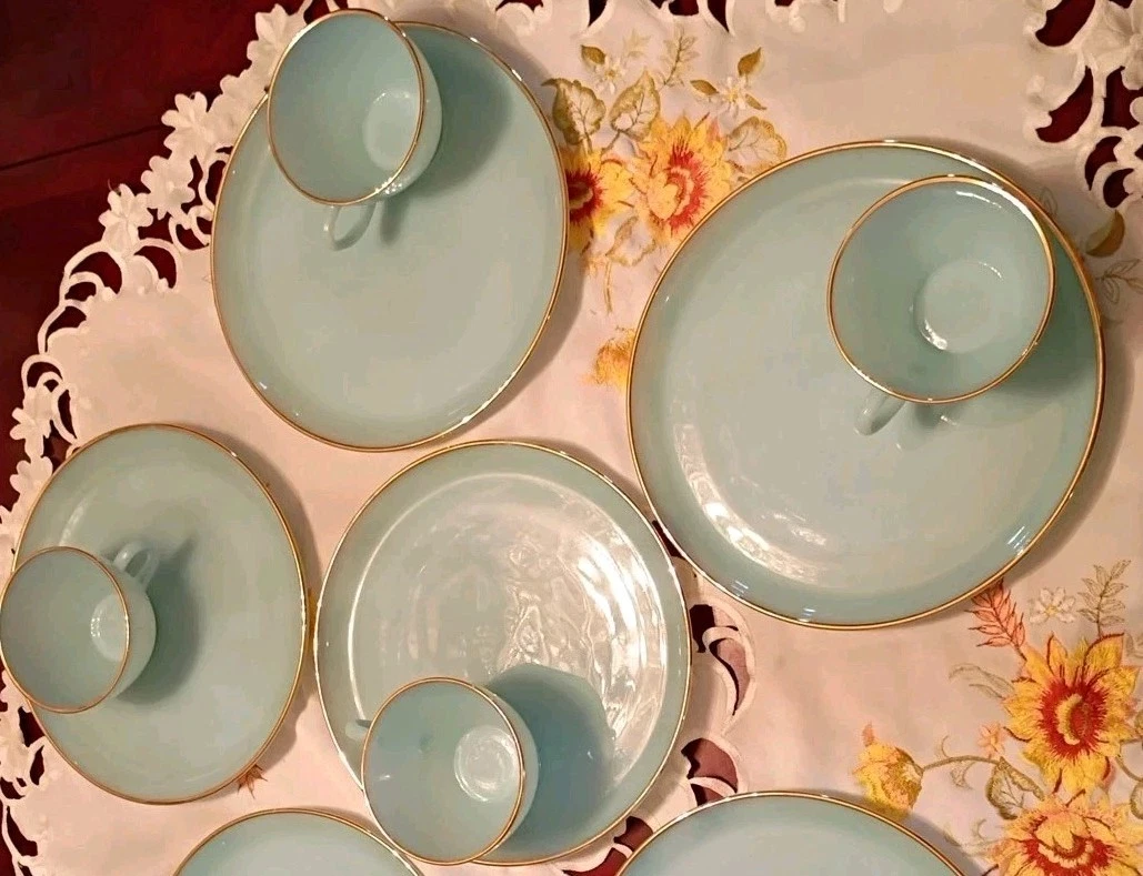 Fire King Snack Set for sale | eBay