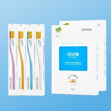 ATOMY Toothbrush 16pcs (2x8) Nano Gold Antibacterial Ultra Slim Soft KOR