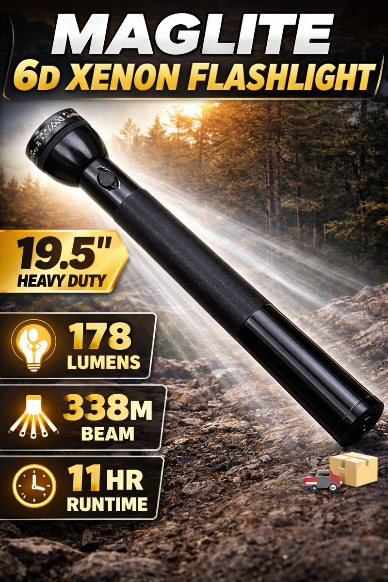 Maglite 6D Xenon Flashlight 19.5