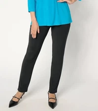 Attitudes by Renee Petite Knit Pull On Pants Size XLP Elastic Waist Black Career