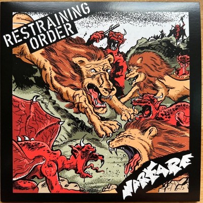 RESTRAINING ORDER / WARFARE - Split Vinyl 7'' Minor Threat Turning Point Carry On