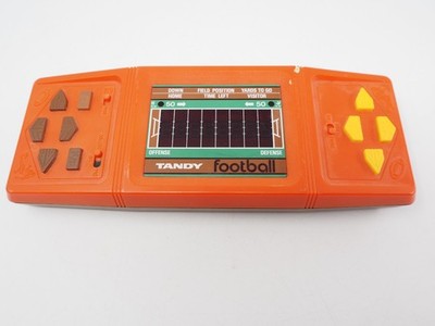 Tandy Football Player Vintage Handheld Electronic Game Tested Working