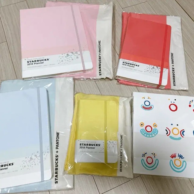 2018 Starbucks Pantone Diary & Pouch Set - Unopened