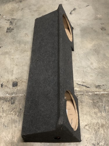 Qpower Empty Woofer Box Dodge X-Cab 96-01 Dual 12 in. Under seat Front Fire