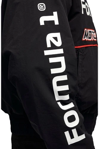 Large🔥Puma F1 Pilot Jacket Mens Formula 1 Bomber Full Zip Black 635353 01 image 6