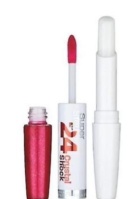 MAYBELLINE 24hr Crystal Shock, 570 Racey Ruby, Pink Glitzer, 5ml  NEU.