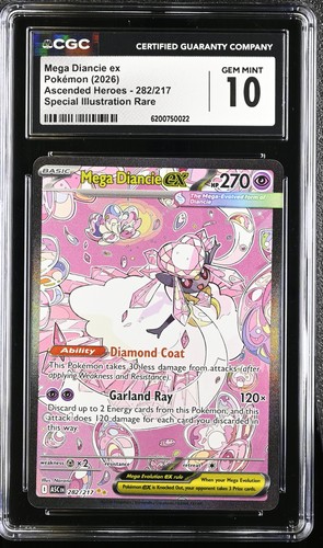 Mega Diancie ex graded CGC 10 for sale on eBay