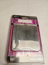 Knightsbridge  13A 1g Unswitched Floor Socket Single Brushed Chrome