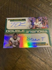 Brian Thomas Jr Trevor Lawrence Double Trouble /100 Auto 2025 Score Trading Card