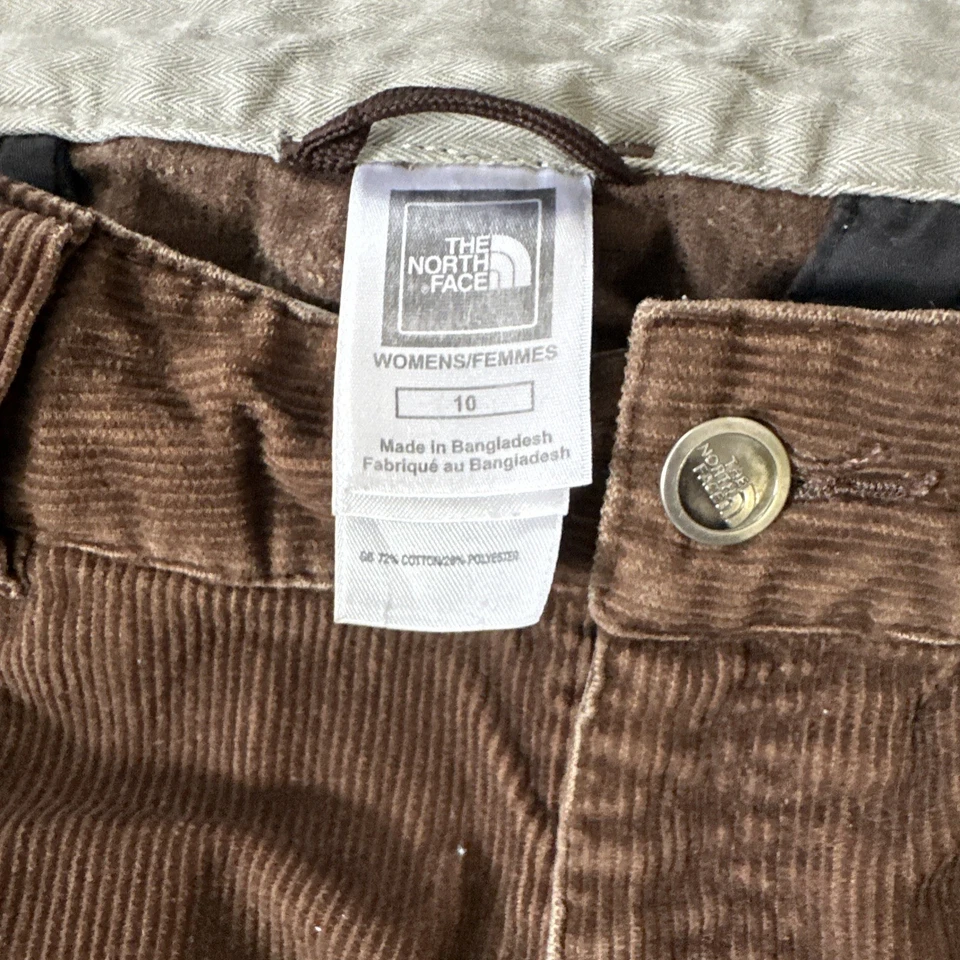 Pantalones de pana marrón The North Face para mujer talla 10 corte boot/acampanado 32x30 Foto 4 de 4