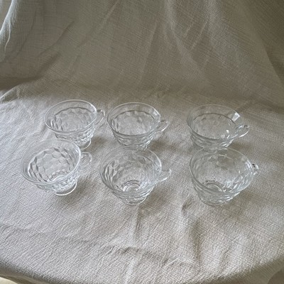 Fostoria six tea cups