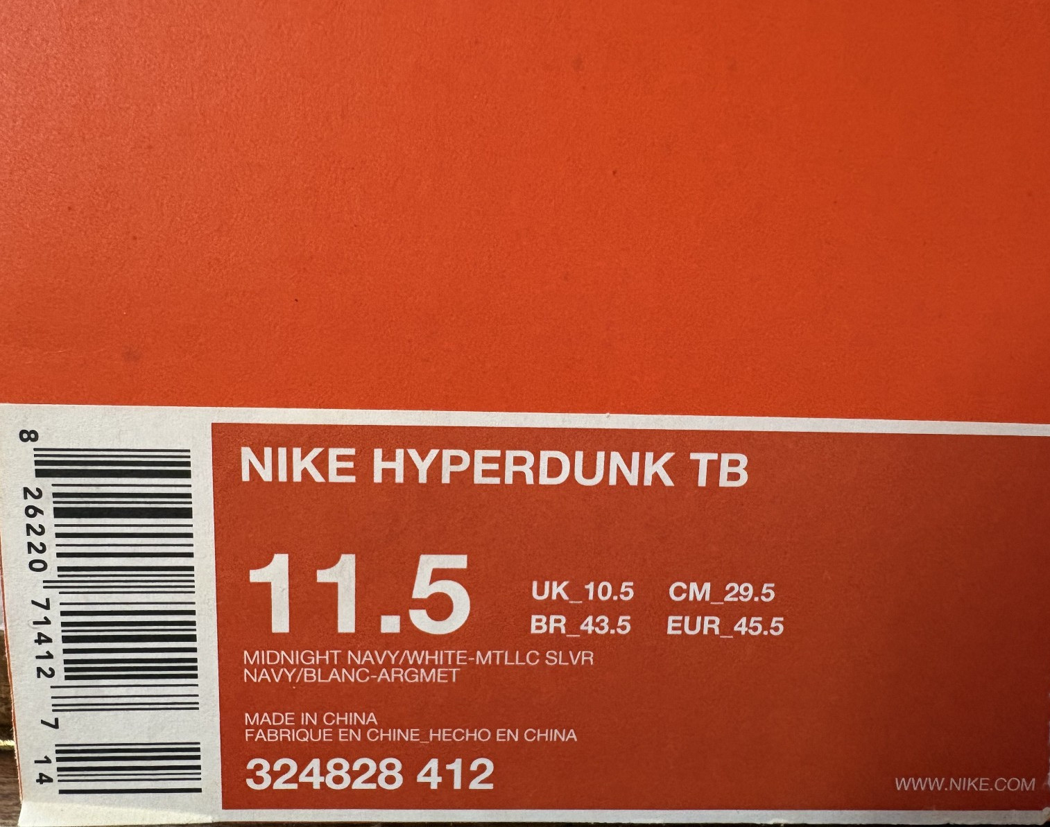 NIKE HYPERDUNK 2008 SAMPLE - Rare Midnight Navy S… - image 5