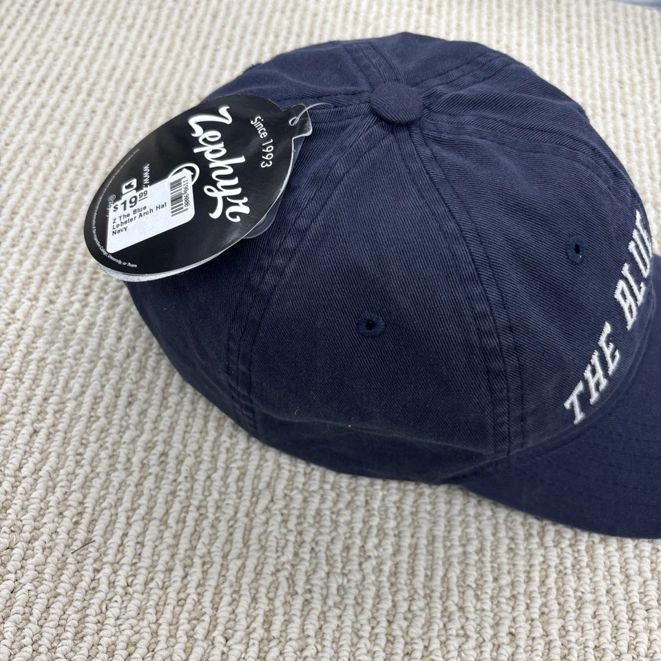 NWT The Blue Lobster Maine cotton Strapback Baseball Hat Cap Adjustable - Image 3 of 4