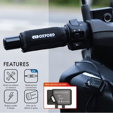 Oxford HotGrips Wrap Advanced Motorcycle Heated Over Grips Heated Grips EL694