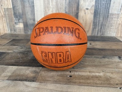 Spalding NBA Official Game Ball Genuine Leather Basketball Stern Vintage