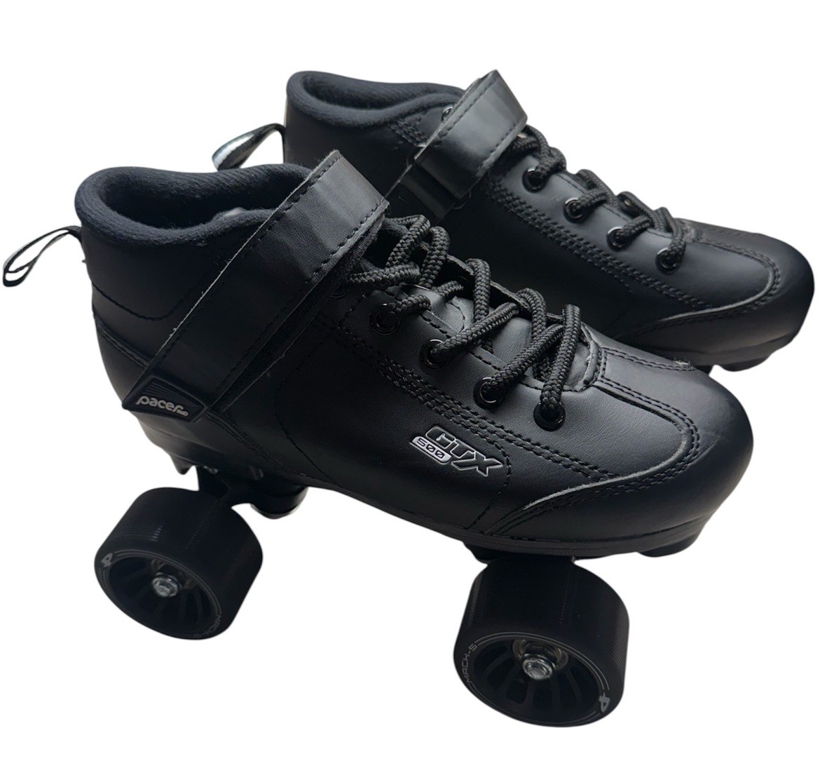 Black Quad Size 5 Youth Womens Missing Toe Stops