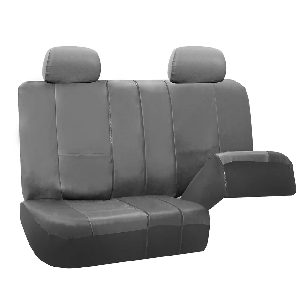 Juego de fundas de asiento para camión SUV para cinturón de seguridad integrado en gris Foto 4 de 4