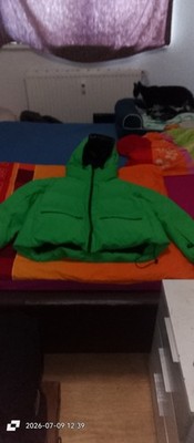 Damen Ski Pufferjacke von Zara Gr. L in grün