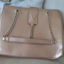 VALENTINO DIVINA LARGE GOLD TOTE BAG