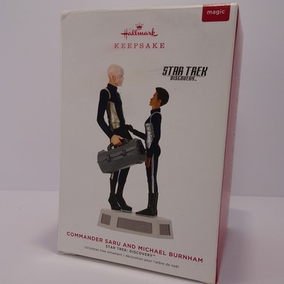 Hallmark 2019 Star Trek Discovery Sound Orn. ~ Commander Saru & Michael Burnham