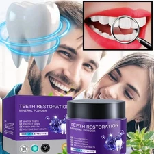 Dental Restoration Mineral Powder, Mineral Tooth Powder, Teeth Whitening HOT US~
