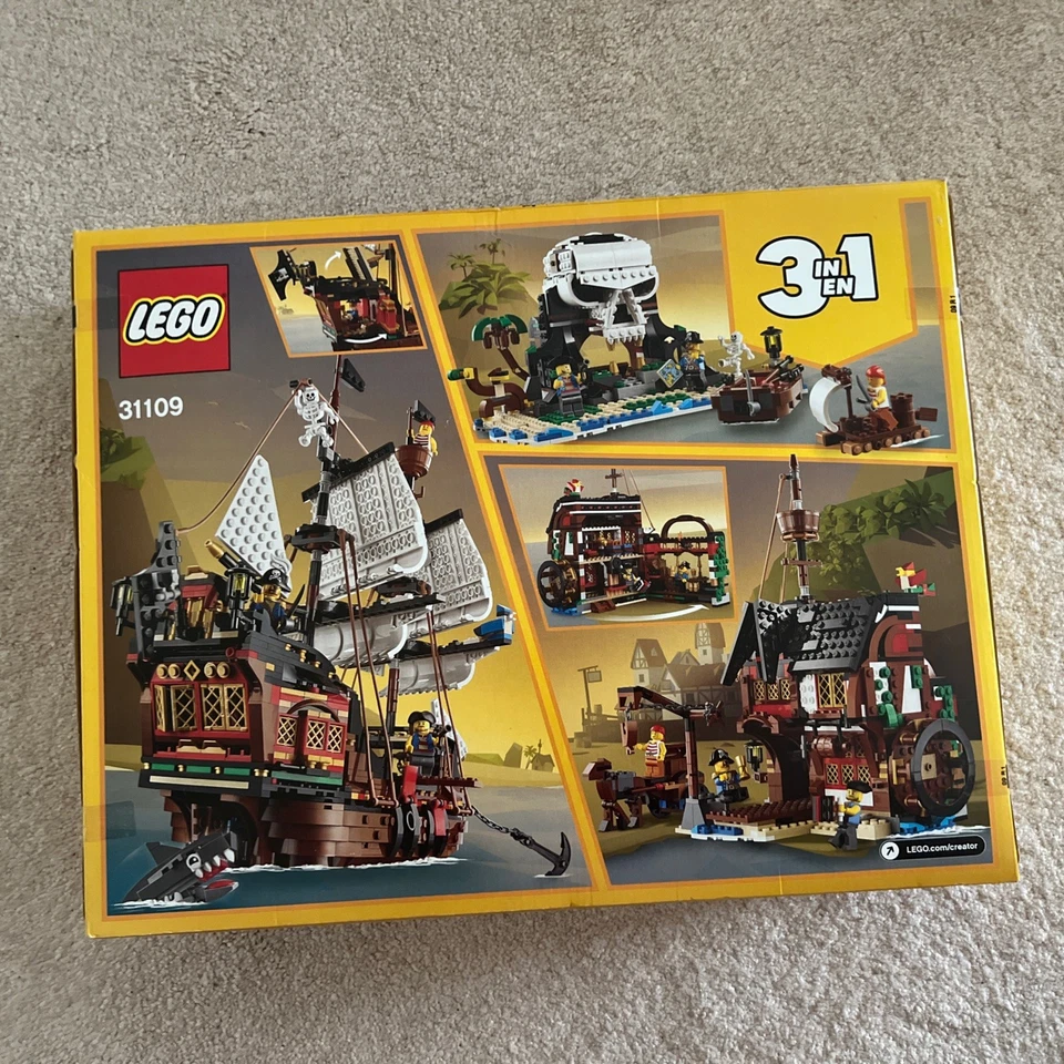 LEGO Creator 3-in-1 Pirate Ship (31109)NEW Factory SEALED RETIRED - Image 2 of 4