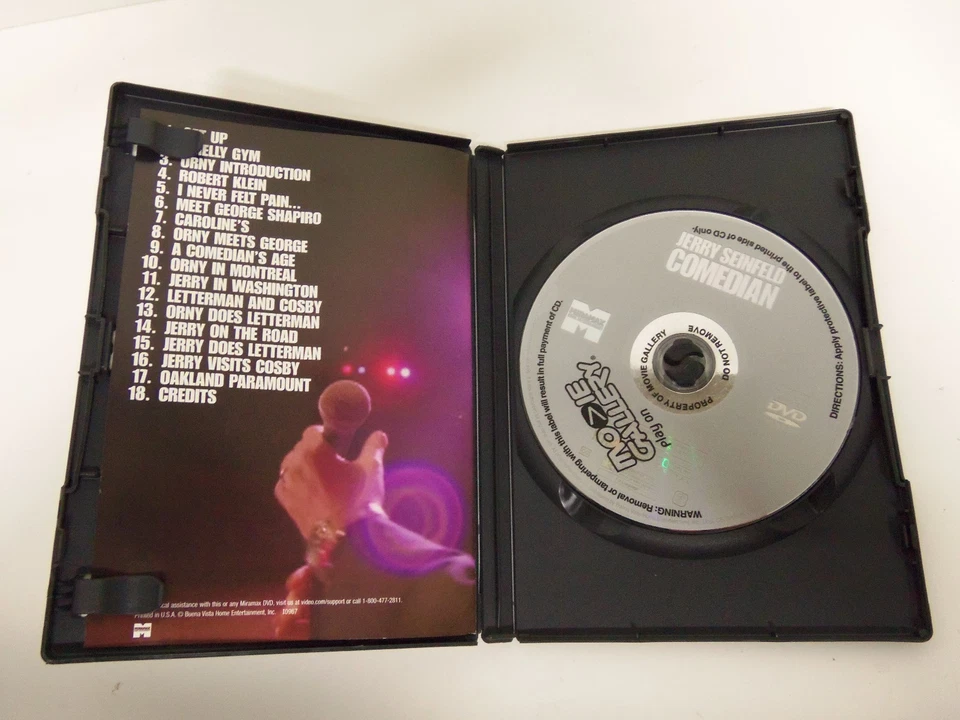 2002 Jerry Seinfeld Comedian - Stand Up Comedy Documentary Movie DVD - Imagem 3 de 4