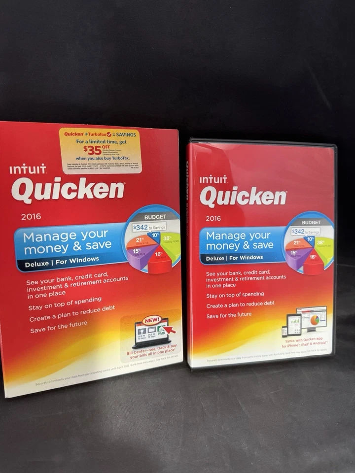 INTUIT QUICKEN 2016 DELUXE FOR WINDOWS Vista SP1/7/8/8.1 - Image 2 of 4