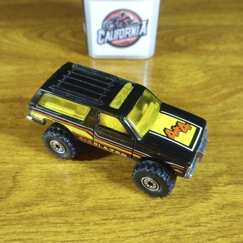 Hot Wheels Blazer 4x4 Black CT Malaysia 1984 Chevrolet Chevy S-10 Truck