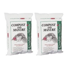 Michigan Peat 5240 Lawn Garden Compost and Manure Blend, 40 Pound Bag (2 Pack) 1.29 per gallon