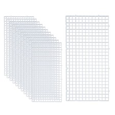 ALEGI 12 Pcs Aquarium Réservoir à Poissons Diviseur Caisse à Oeufs en Plastique S 12Pcs, Noir