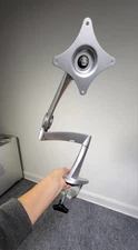 Ergonomic Single Monitor Arm Desk Mount VESA 75/100 Clamp 7-20lb Weight Capacity
