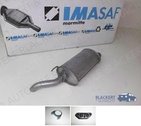Imasaf ESD Auspuff Endtopf + Anbauteile für Renault Espace I 2.1 TD 1988-1990