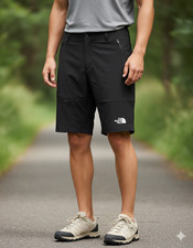 Pantalones Cortos The North Face Speedlight Ajustados Tejidos Cónicos Caminar Exterior Bolsillos con Cremallera