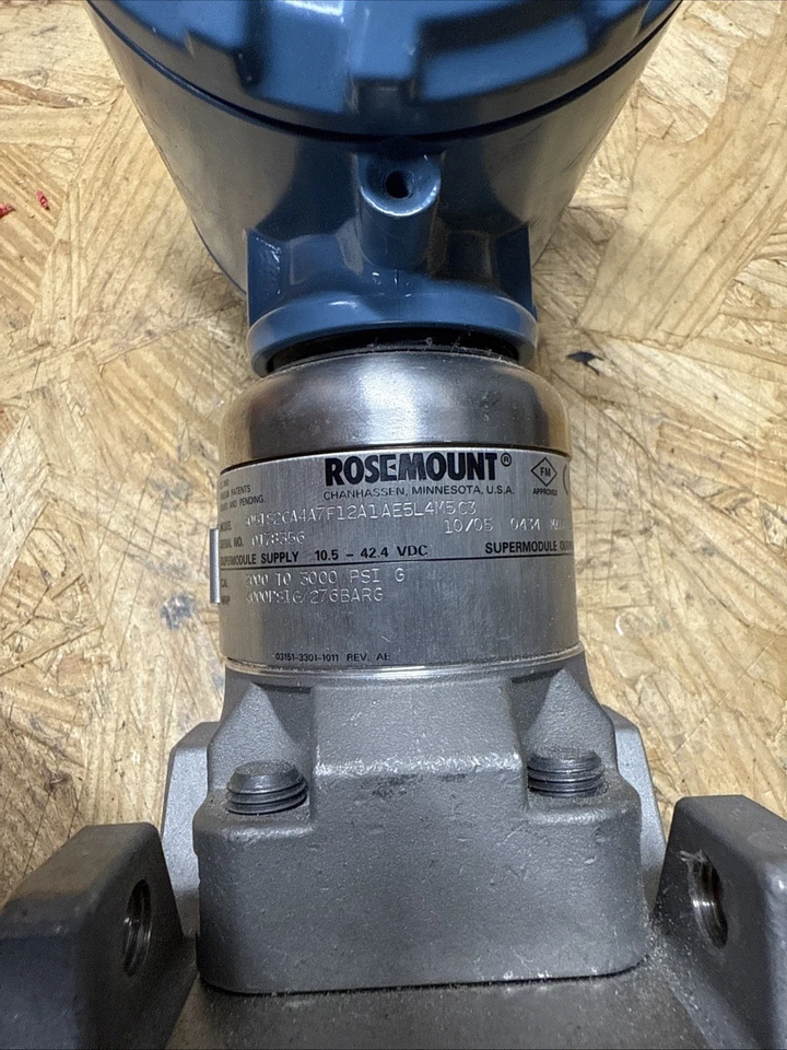 Rosemount pressure transmitter Model 300S1AAE5M5. Old Stock. Never Used - Image 3 of 3