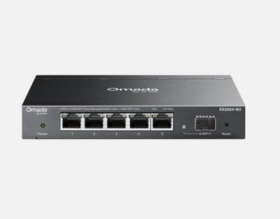 TP-Link ES206XM2 Omada 5-Port 2.5G Easy Managed Switch with 1x 10G SFP+