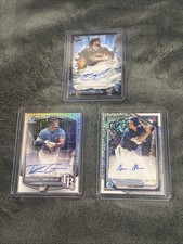 2024-25 Bowman First Theo Gillen,Sam Shaw/299,mason McCoy/150 Auto Lot