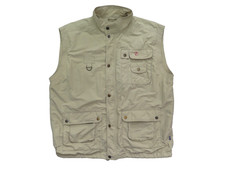 FJÄLLRÄVEN Herren Outdoor Safari Reporter Weste gr. L Relaxed Fit Top Zustand