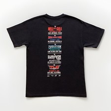 WWE Crew Shirt Mens Med Black WWE Wrestling 2018 Pay Preview Events *RARE*